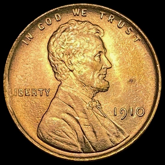 1910 RD Wheat Cent CHOICE BU