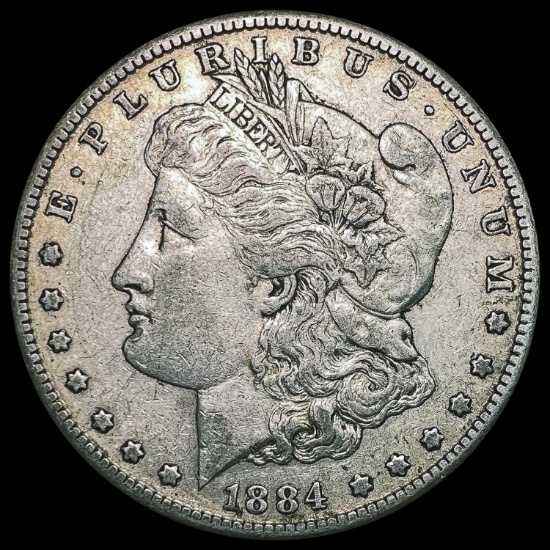 1884-S Morgan Silver Dollar NEARLY UNCIRCULATED