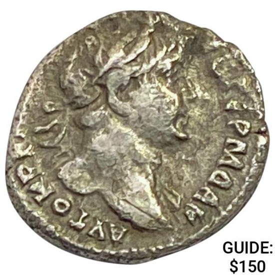 Roman Trajan 98-117 AD Silver Denarius