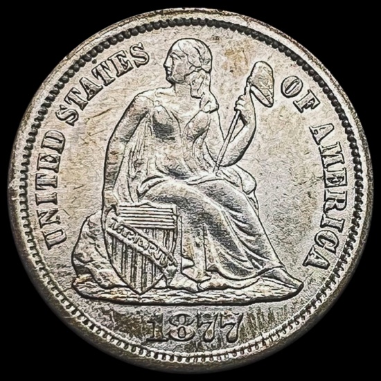 1877-CC Seated Liberty Dime UNCIRCULATED