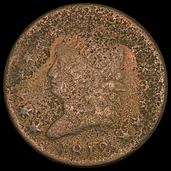 1812 Classic Head Large Cent NICELY CIRCULATED