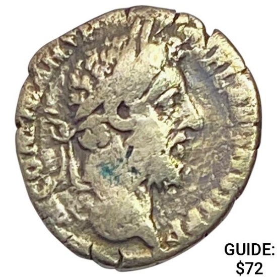 Roman Commodus 177-192 AD Silver Denarius