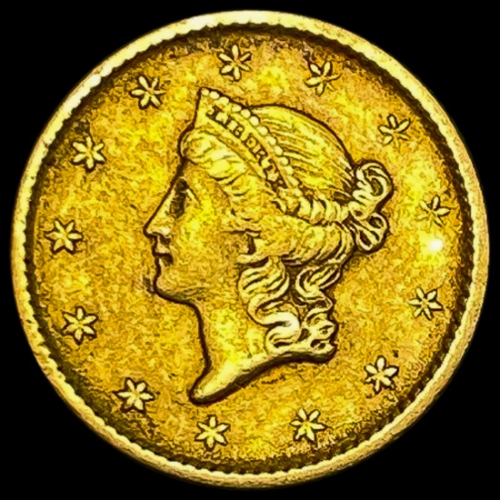 1851 Rare Gold Dollar CLOSELY UNCIRCULATED