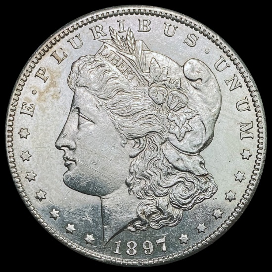 1897-S Morgan Silver Dollar CHOICE BU