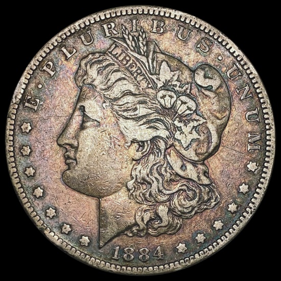 1884-S Morgan Silver Dollar LIGHTLY CIRCULATED