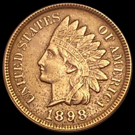 1898 Indian Head Cent CHOICE AU