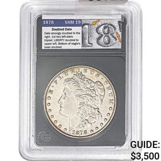 1878 Morgan Silver Dollar VSS VAM19