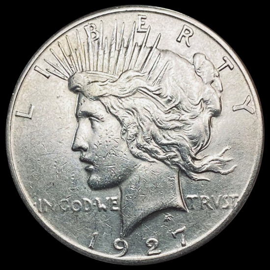1927-S Silver Peace Dollar NEARLY UNCIRCULATED