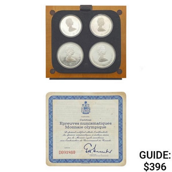 1976 Montreal Olympics $5/$10 Set 4.33oz ASW