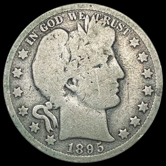 1895-O Barber Half Dollar NICELY CIRCULATED
