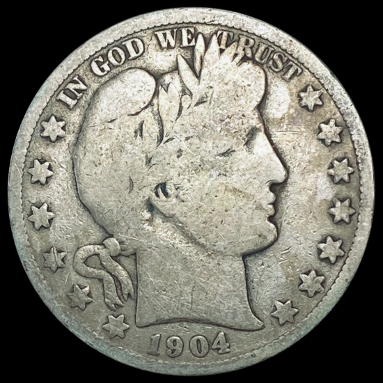 1904-S Barber Half Dollar NICELY CIRCULATED