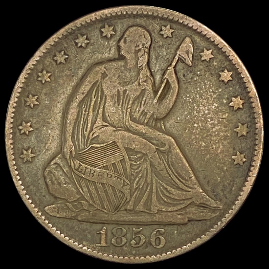 1856-O Seated Liberty Half Dollar LIGHTLY CIRCULATED