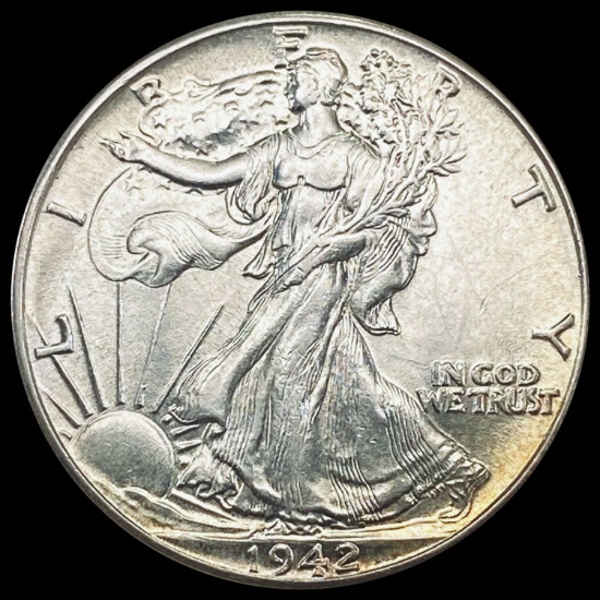 1942 Walking Liberty Half Dollar CHOICE BU