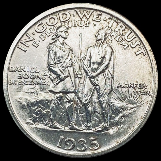 1935 Boone Half Dollar GEM BU