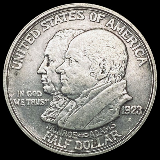 1923-S Monroe Half Dollar CLOSELY UNCIRCULATED