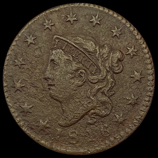 1816 Coronet Head Large Cent NICELY CIRCULATED