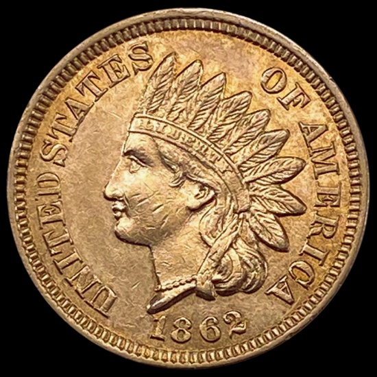 1862 RED Indian Head Cent UNCIRCULATED