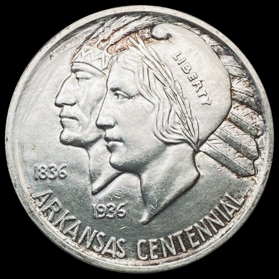 1937-S Arkansas Half Dollar GEM BU