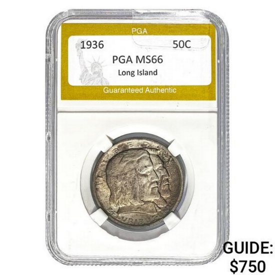 1936 Long Island 50C PGA MS66