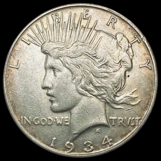 1934-S Silver Peace Dollar CLOSELY UNCIRCULATED