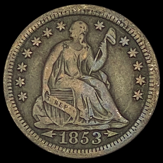 1853-O Seated Liberty Half Dime LIGHTLY CIRCULATED