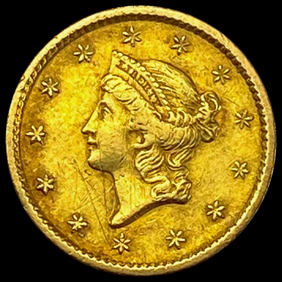 1851 Rare Gold Dollar CLOSELY UNCIRCULATED