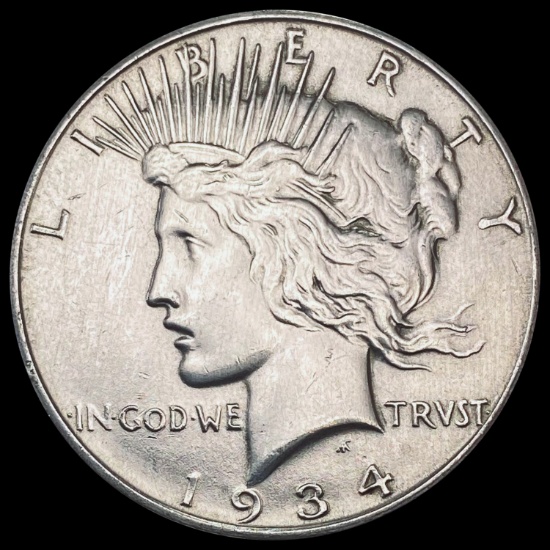 1934-D Silver Peace Dollar LIGHTLY CIRCULATED