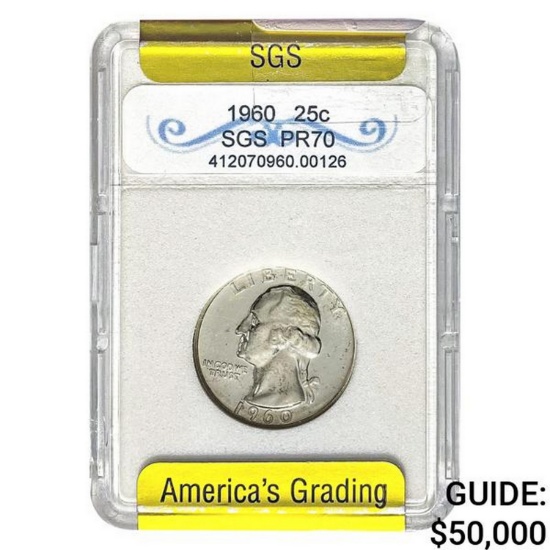 1960 25c SGS PR70