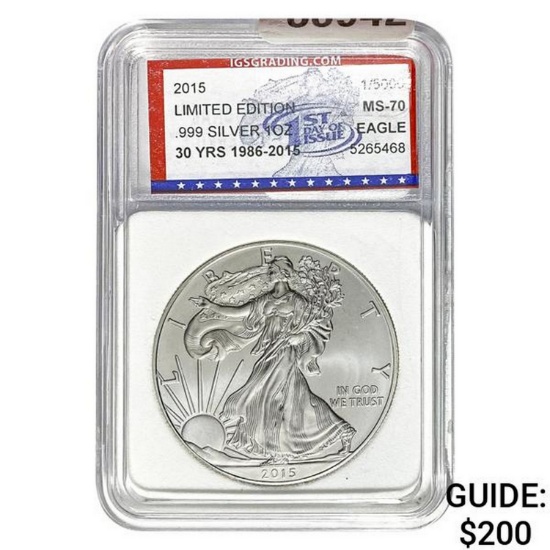 2015 Silver Eagle IGS MS-70