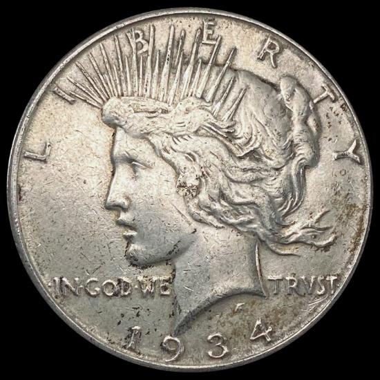 1934-D Silver Peace Dollar LIGHTLY CIRCULATED