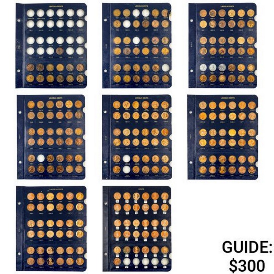 1917-2005 [254] Linc. 1C coins w/ Album