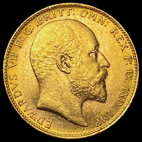 1903 Britain Gold Sovereign .2355oz AGW UNC