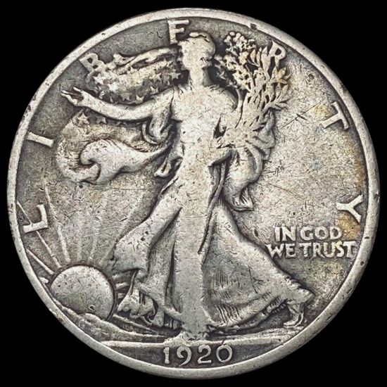 1920-D Walking Liberty Half Dollar NICELY CIRCULATED