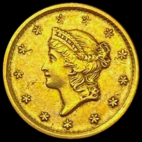 1853-O Rare Gold Dollar CLOSELY UNCIRCULATED