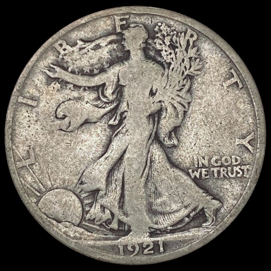 1921-D Walking Liberty Half Dollar NICELY CIRCULATED