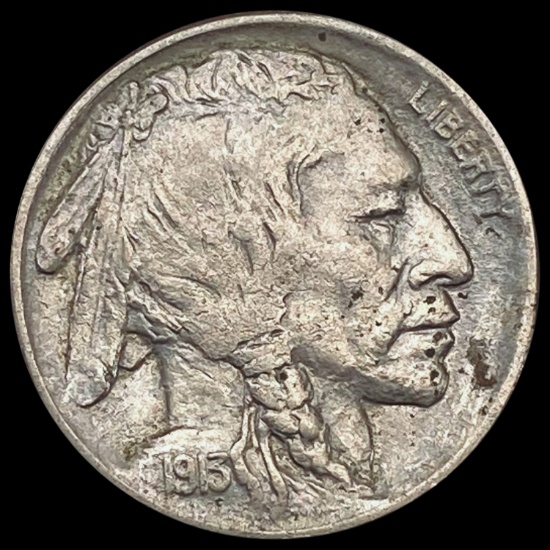 1913-D TYPE 2 Buffalo Nickel GEM BU
