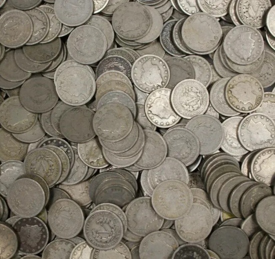 [1000] Mixed Date Liberty Victory Nickel