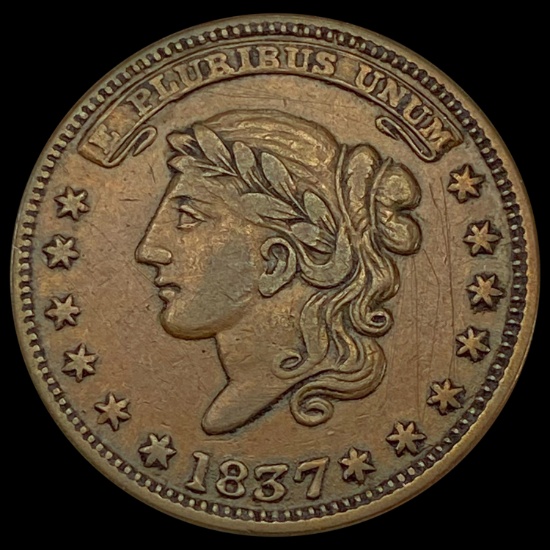 1837 NOT 1C CLOSELY UNCIRCULATED