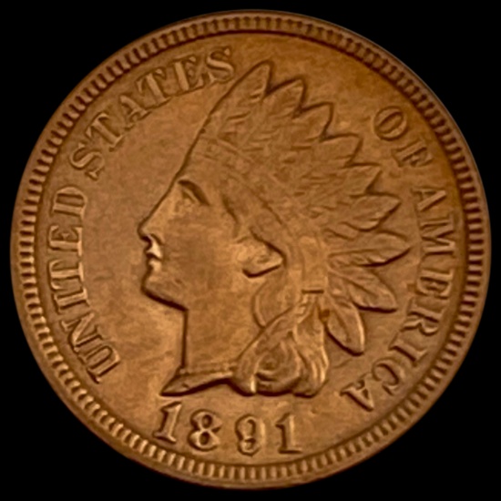 1891 RED Indian Head Cent UNCIRCULATED