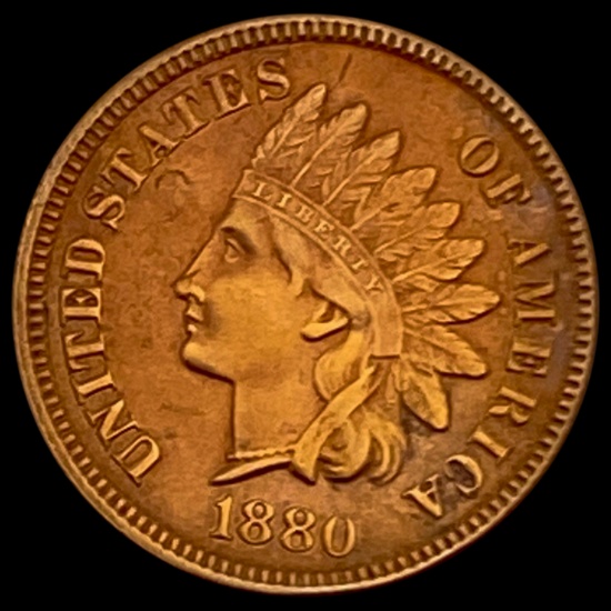 1880 RED Indian Head Cent UNCIRCULATED