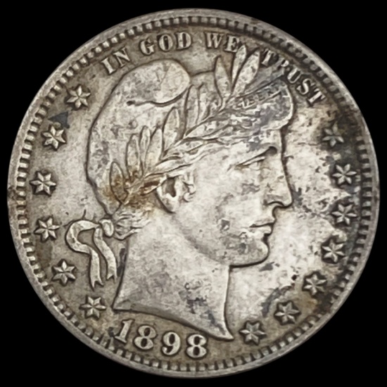 1898 Barber Quarter CLOSELY UNCIRCULATED