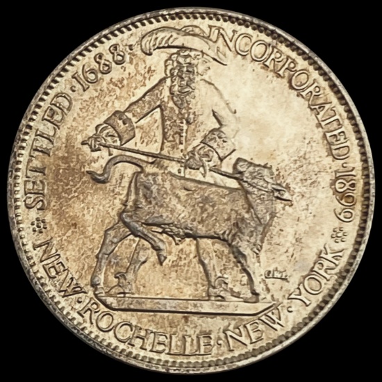 1938 New Rochelle Half Dollar UNCIRCULATED