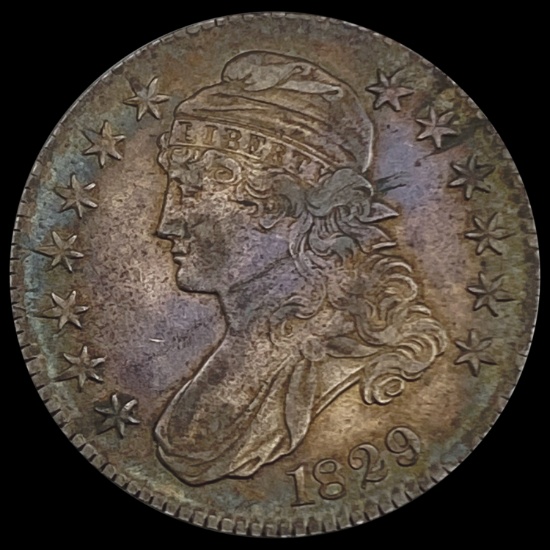1829 Capped Bust Half Dollar CLOSELY UNCIRCULATED