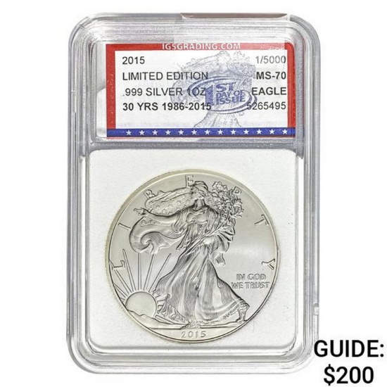 2015 Silver Eagle IGS MS-70