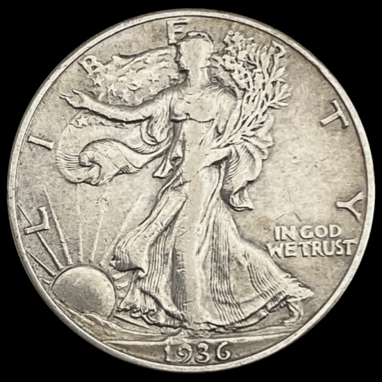 1936-D Walking Liberty Half Dollar CLOSELY UNCIRCULATED