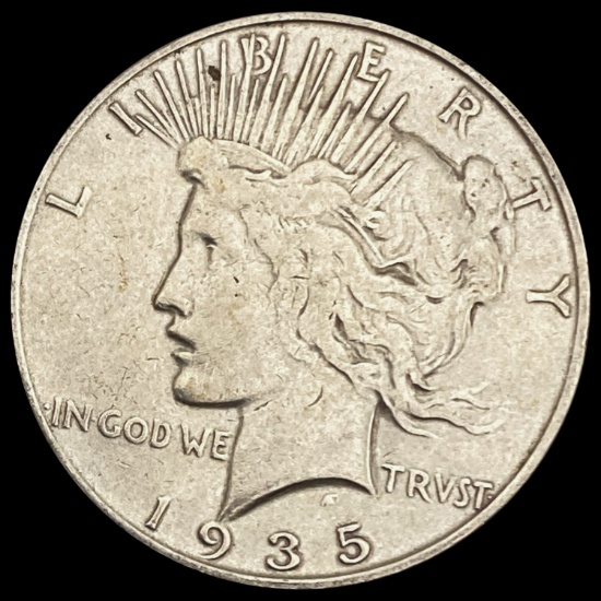 1935-S Silver Peace Dollar LIGHTLY CIRCULATED