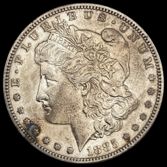 1885-S Morgan Silver Dollar CLOSELY UNCIRCULATED