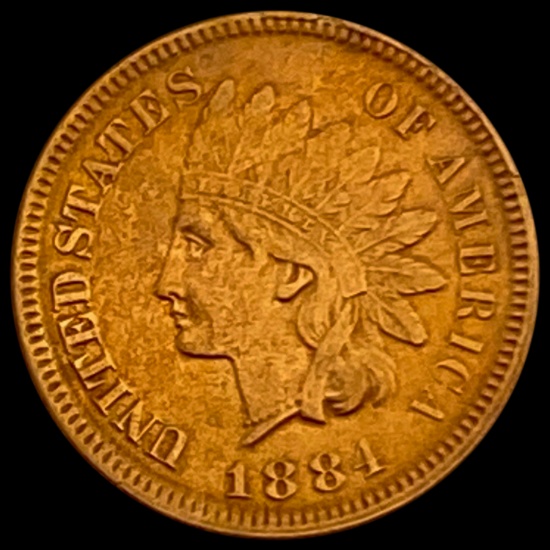 1884 RED Indian Head Cent UNCIRCULATED
