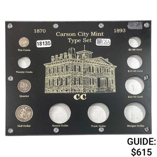 1876-1877 [3] 10C-50C Seat. Lib. Car. City