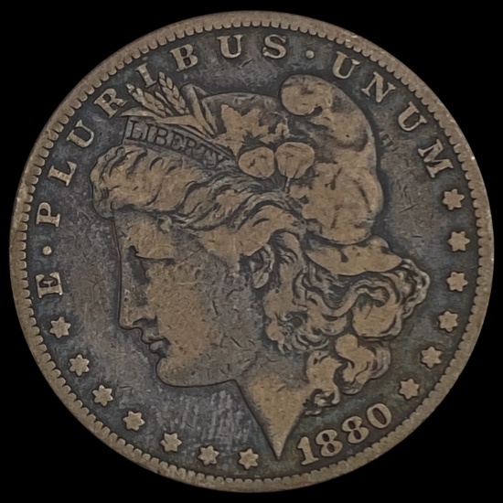 1880-CC $1 Morgan Silver Dollar - Silver NICELY CIRCULATED